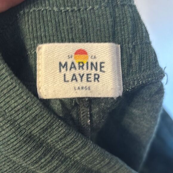 Marine Layer Quilted Joggers Large - Picture 2 of 6